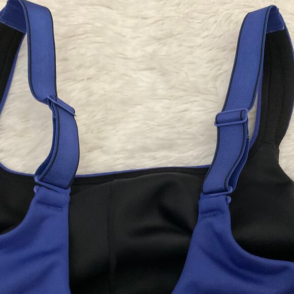 Soma Sport Max Support Underwire Royal Blue Sports Bra - Size 38D - Picture 3 of 5